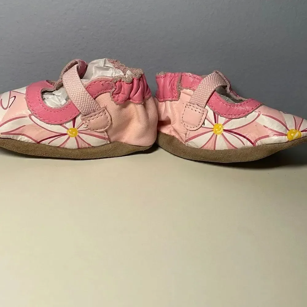 Robeez Big Flower Moccasin Baby Shoes
